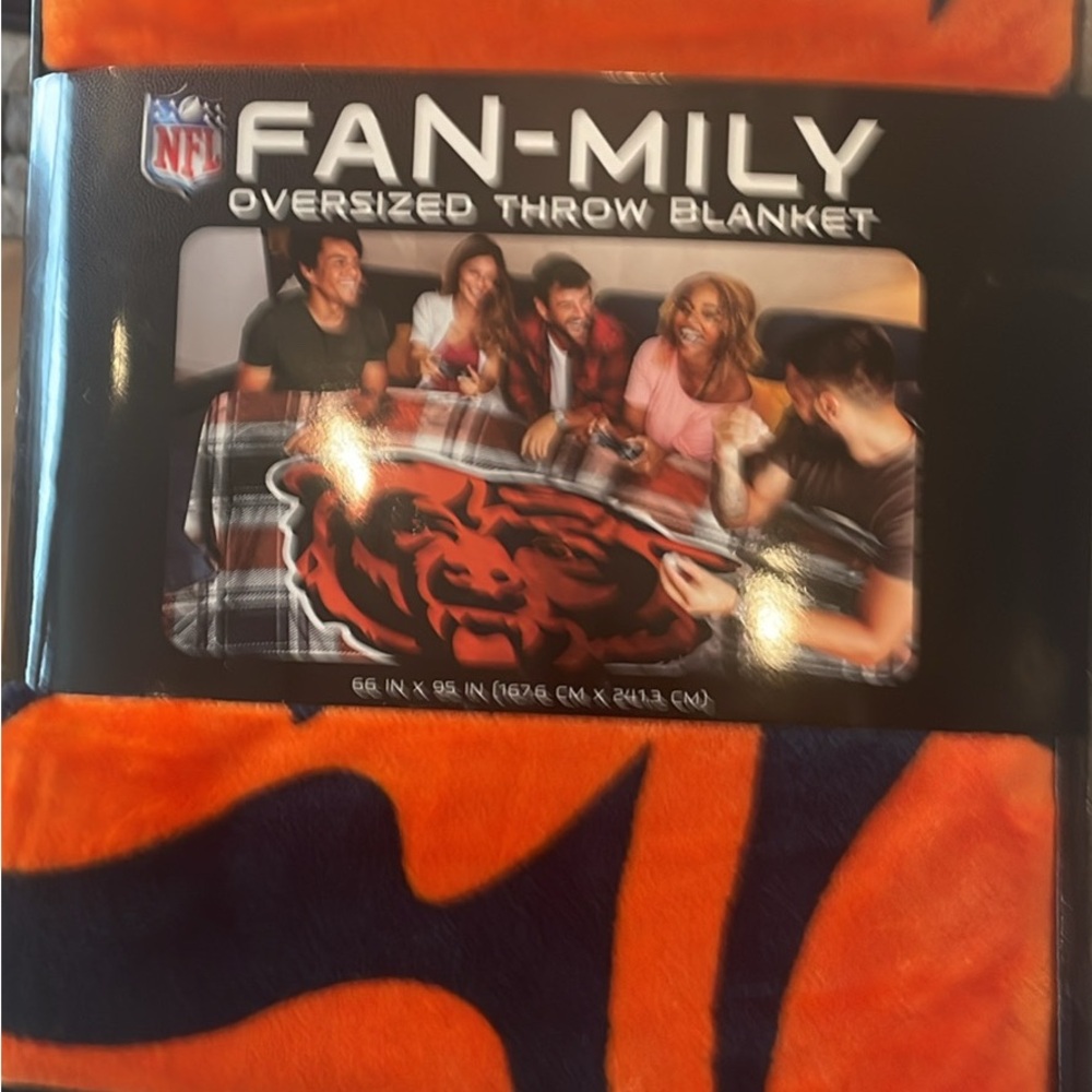 NFL Oversized Throw Blanket new